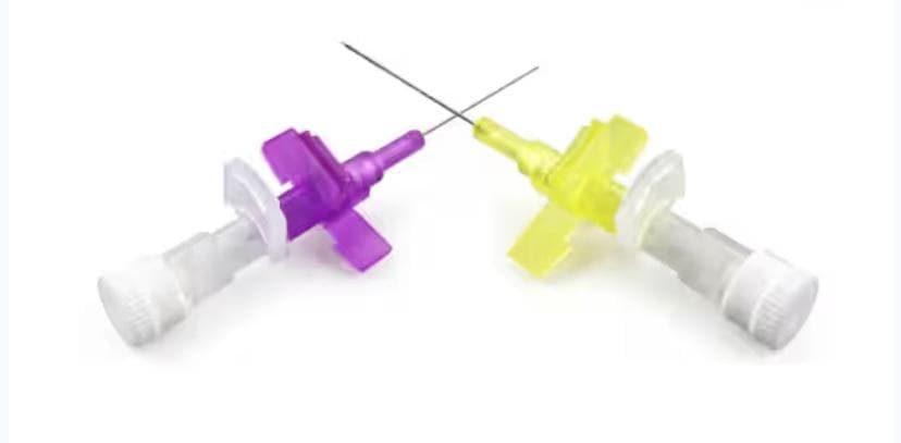 IV Cannula without Port and Small Wings