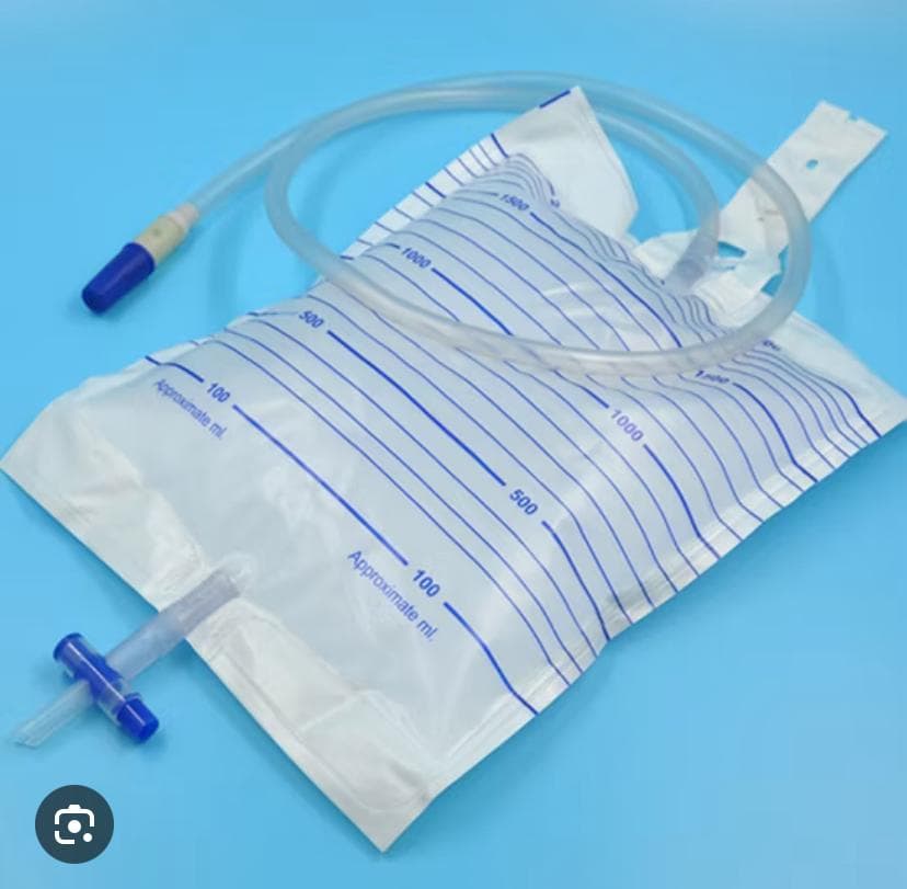 Urine Collection Bag with T-Type Bottom Outlet and Sampling Port